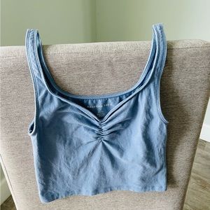 AE Cropped Cinch-Front Tank top 
Size Small